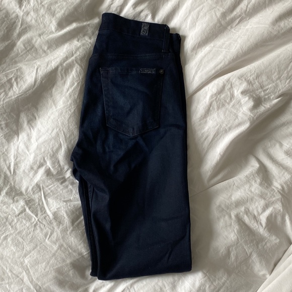 7 for all mankind high rise skinny - Picture 3 of 5